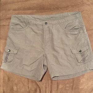 Women's Lightweight Outdoor Gray Cargo Shorts